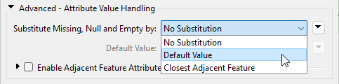 Setting Substitute Missing, Null and Empty by parameter